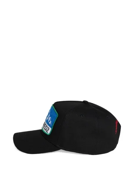 Șapcă Dsquared2 cu autograf negru