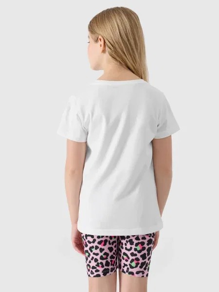 Tricou copii 4f alb