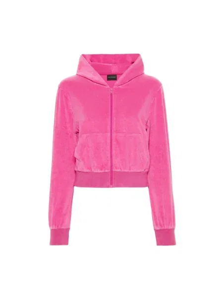 Lniany sweter Balenciaga różowy