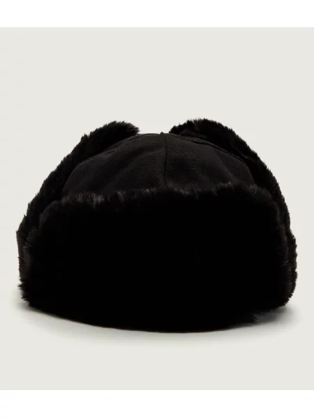 KANGOL Căciulă cu adaos de lână negru