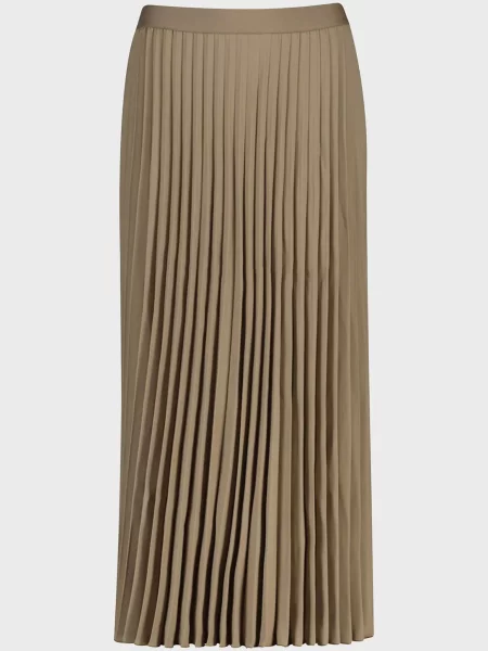 Плісирована спідниця Gant бежева