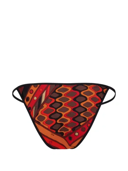 Bikini Pucci cu imagine cu imprimeu geometric negru