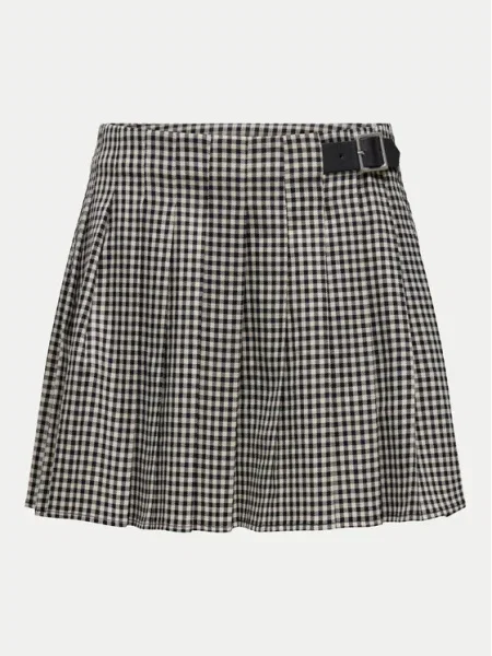 ONLY Fustă plisată Cath Negru alb