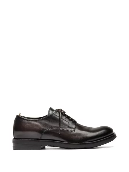 Pantofi derby Officine Creative din piele maro
