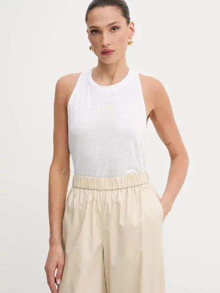 Tricou Armani Exchange de in alb
