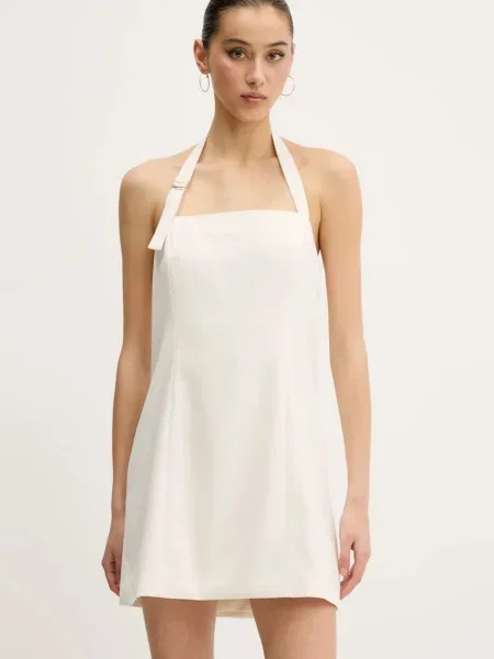 Abercrombie & Fitch ruha mini egyenes bézs