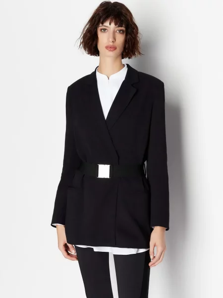 Armani Exchange Блейзер чорний