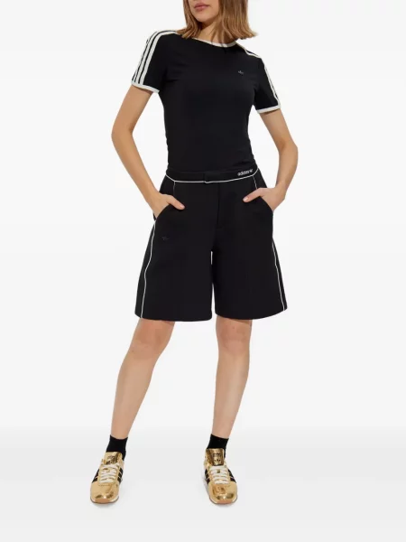 Tricou Adidas cu dungi negru