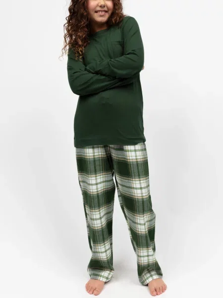 Пижама Cyberjammies из модала зеленая
