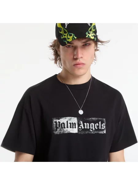Tričko Palm Angels s autogramom biela