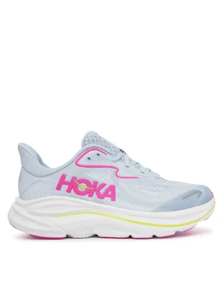Hoka Маратонки за бягане Clifton 10 Сив светлосиньо
