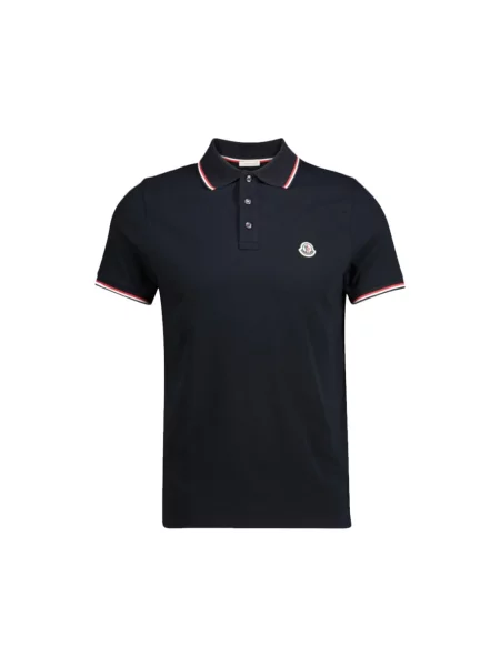 Koszulka polo Moncler niebieska