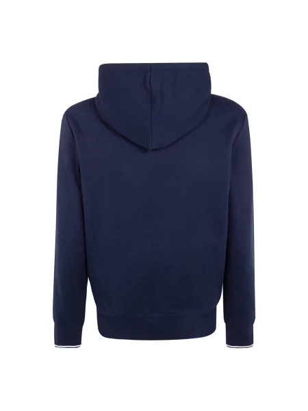 Bluza z kapturem Fred Perry z kapturem niebieska