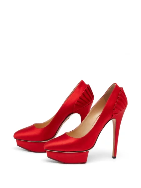Pantofi cu toc Charlotte Olympia roșu