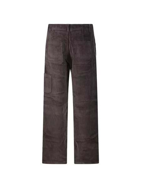 Pantaloni Coor de catifea cord gri