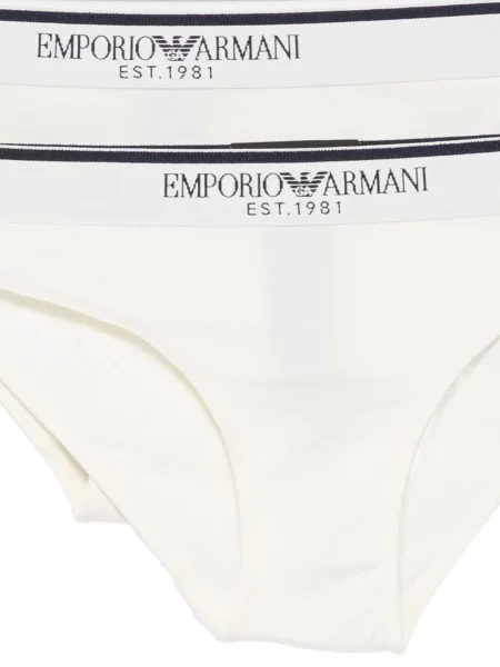 Brief bugyi Emporio Armani autogrammal fehér