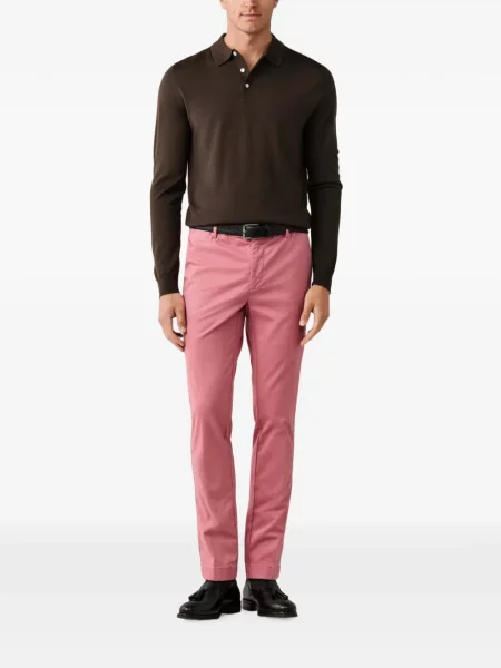 Lung tricou polo Hackett London maro