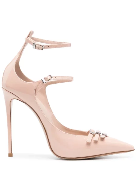 Pantofi cu toc Le Silla din piele roz