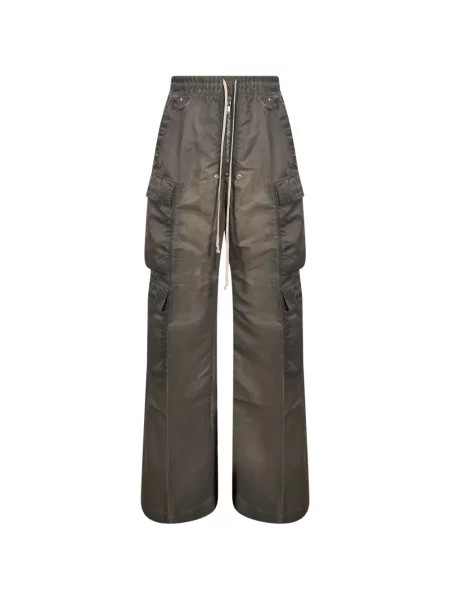 Pantaloni cargo Rick Owens Drkshdw cu cordon gri