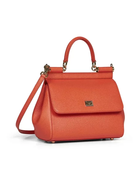 Torebka Dolce And Gabbana pomarańczowa