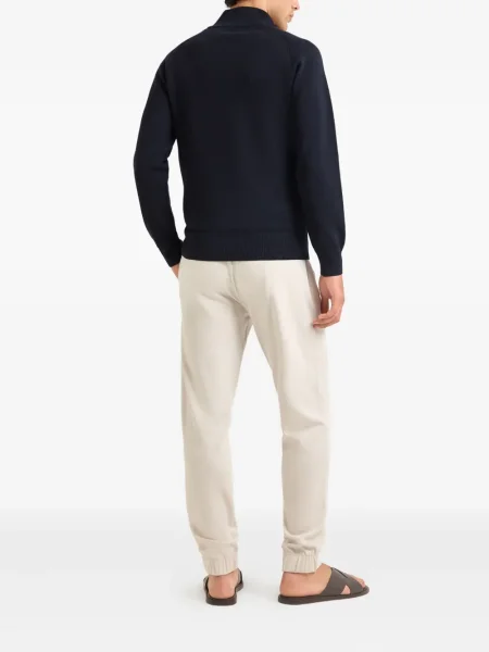 Vlněné kalhoty Orlebar Brown bílé