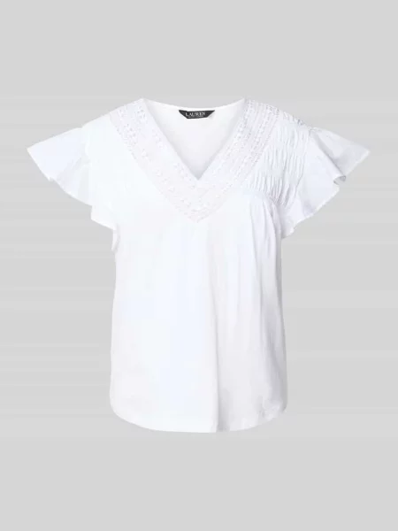 Bluzka Lauren Ralph Lauren biała