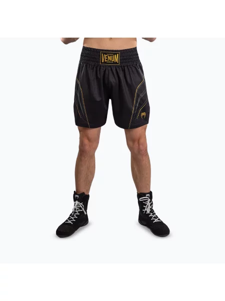 Pantaloni scurți de box pentru bărbați Venum Streamline Boxing black/gold negru