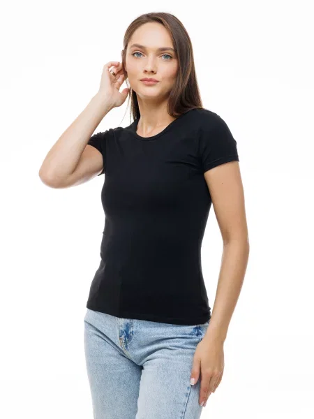 Футболка Наталюкс бамбук чорний