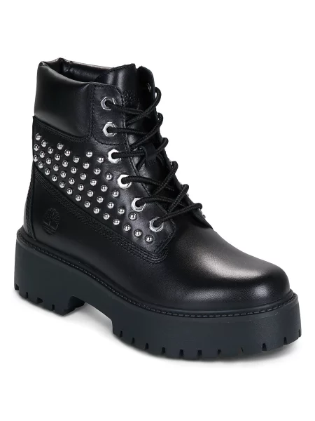 Pantofi Timberland streetstyle cu strasuri negru