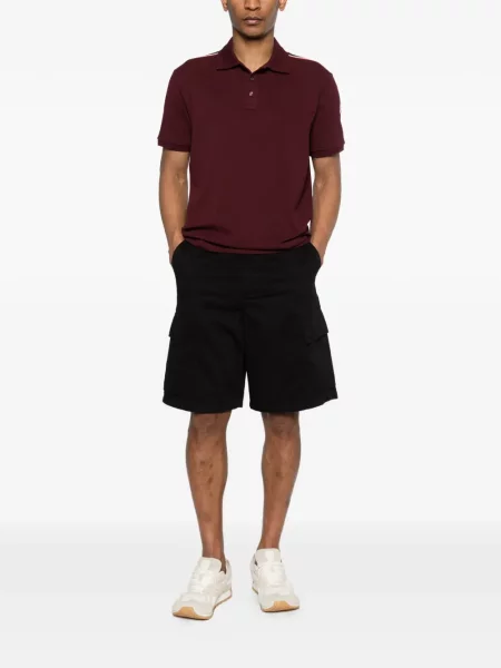 Polo Moncler cu dungi roșu