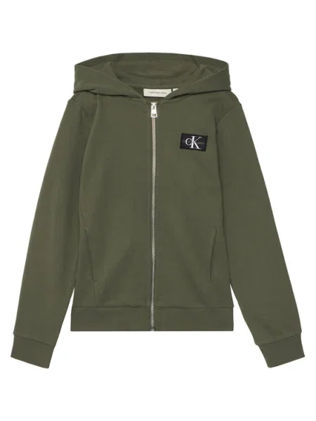 Calvin Klein Jeans Bluză Badge verde