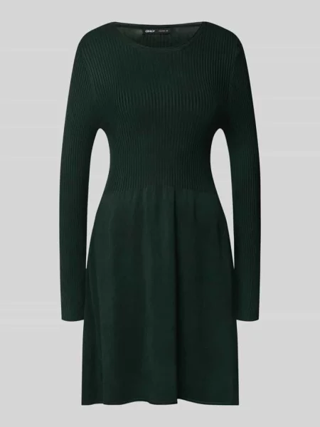 Sukienka lekko rozkloszowana z dzianiny z mieszanki model ‘ALMA’ Only