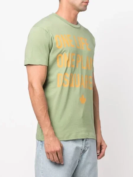 Tričko Dsquared2 zelené