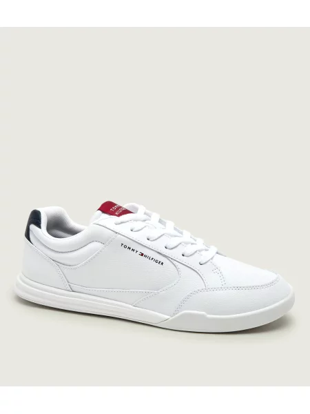 Sportcipők Tommy Hilfiger Low Pro Cupsole Perf Leather fehér