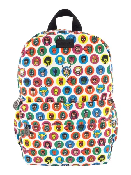 DISNEY Rucsac Marvel Villains And Heroes albastru / galben / roz alb