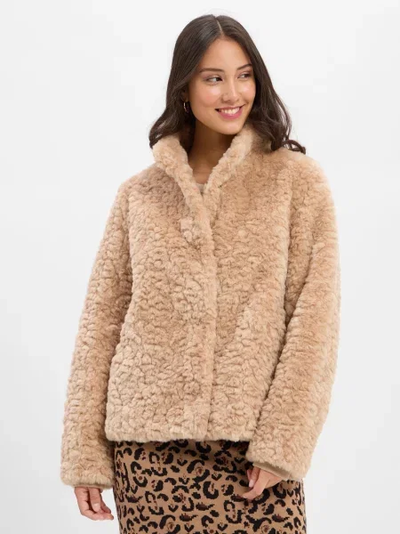 Marie Lund Kurtka przejściowa Kobiety brązowy|szary jednolity 34 szara