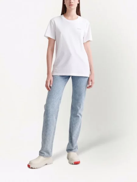 Φλοράλ μπλούζα Off-white λευκό