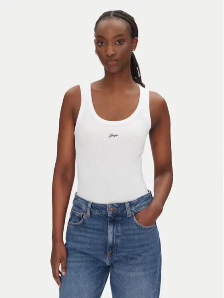 BOSS Топ C_Ematite Slim Fit білий