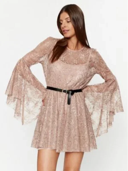 ViCOLO Rochie cocktail bej