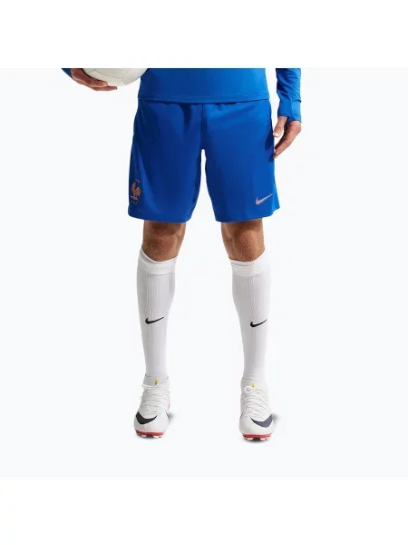 Pantaloni scurți de fotbal pentru bărbați Nike FFF Strike game royal/metallic copper