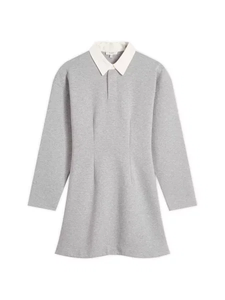 Sukienka z długim rękawem Jw Anderson z długim rękawem w kolorze melanż szara