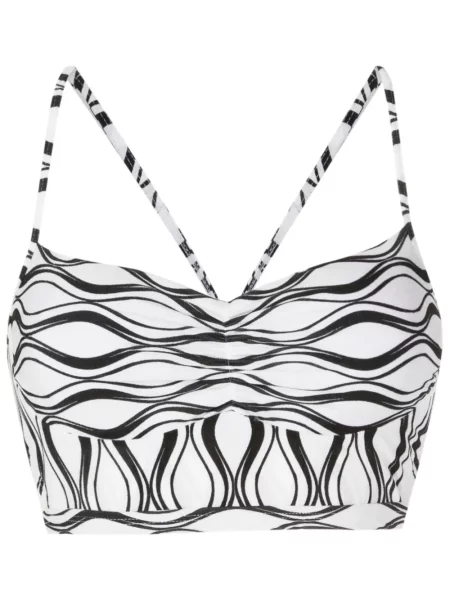 Top Amir Slama Gym z nadrukiem biały