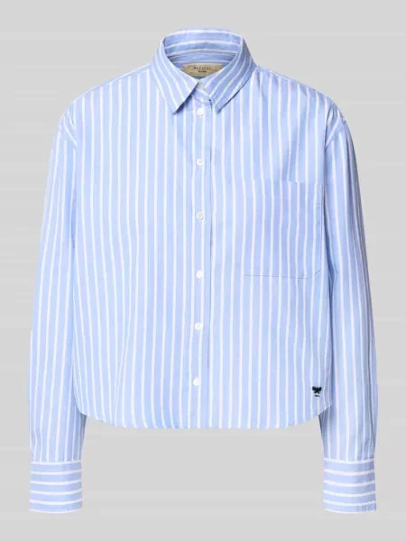 Bluzka z długim rękawem o kroju regular fit z czystej bawełny Weekend Max Mara