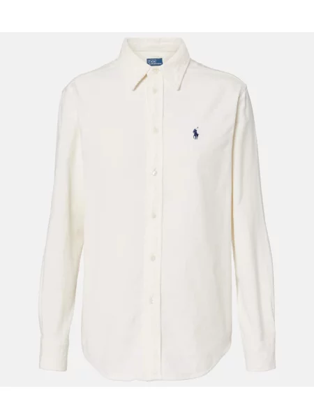 Top Polo Ralph Lauren sztruksowy biały