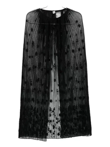 Geacă Toteme cu model floral din tul negru