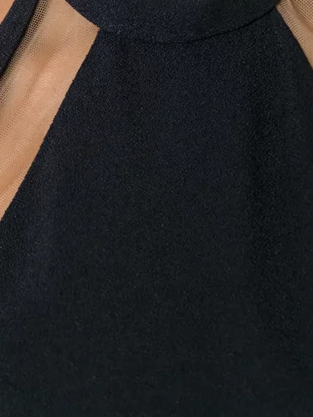Rochie de seară Balmain transparente negru