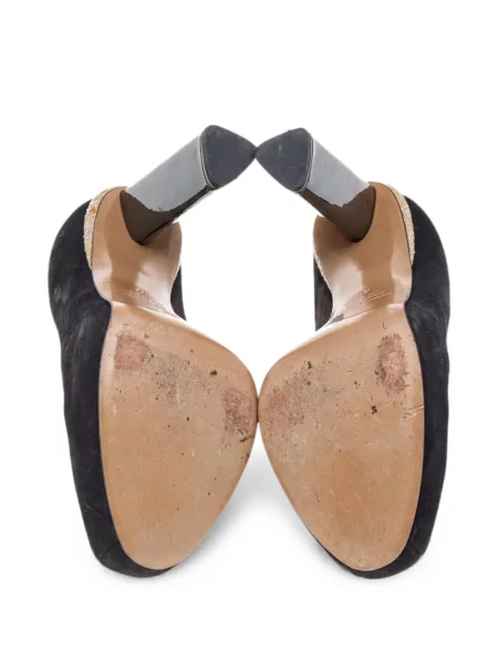 Pantofi cu toc Nicholas Kirkwood cu platformă negru