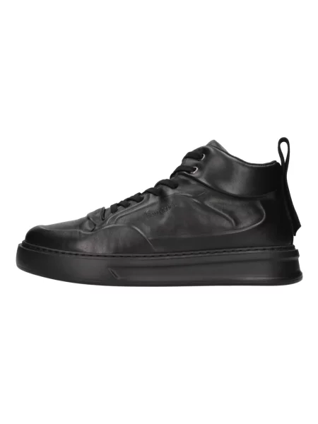 Sneakersy Barracuda skórzane czarne