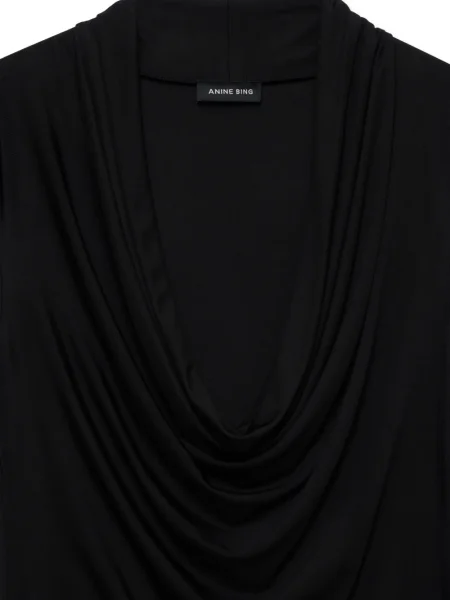 Боди Anine Bing без ръкави черно