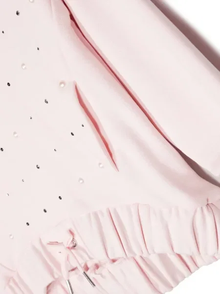 Bluza z kapturem dziecięca Givenchy różowa